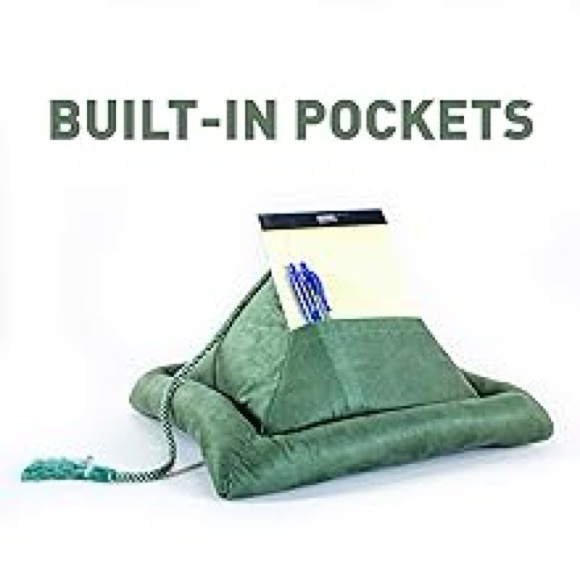 Peeramid Bookrest Book Holder Stand for Hands Free Reading - Soft Pillow Design - Picture 6 of 6